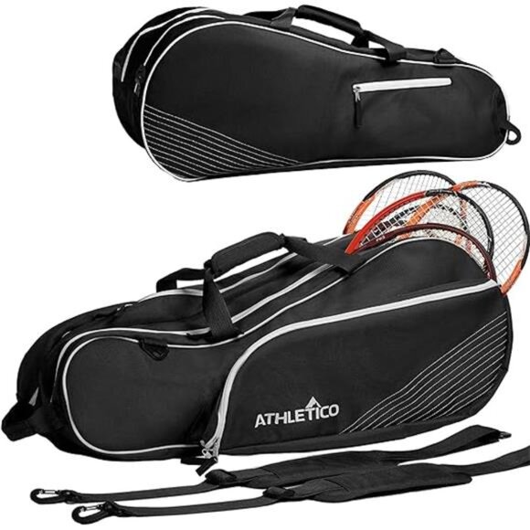 6 Racquet Tennis Bag | Padded to Protect Rackets & Lightweight | Professional - Picture 7 of 7